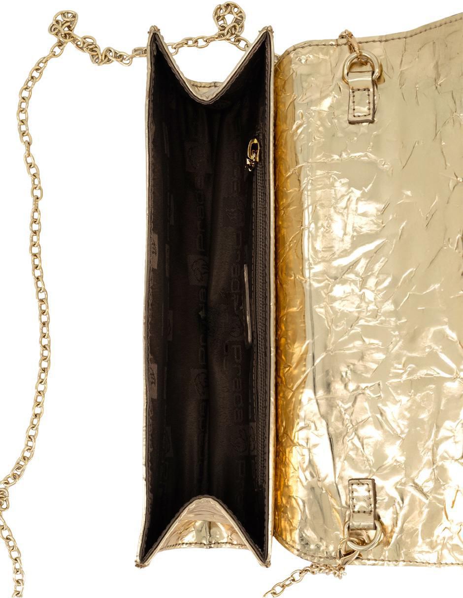 Bolsa clutch de piel para mujer
