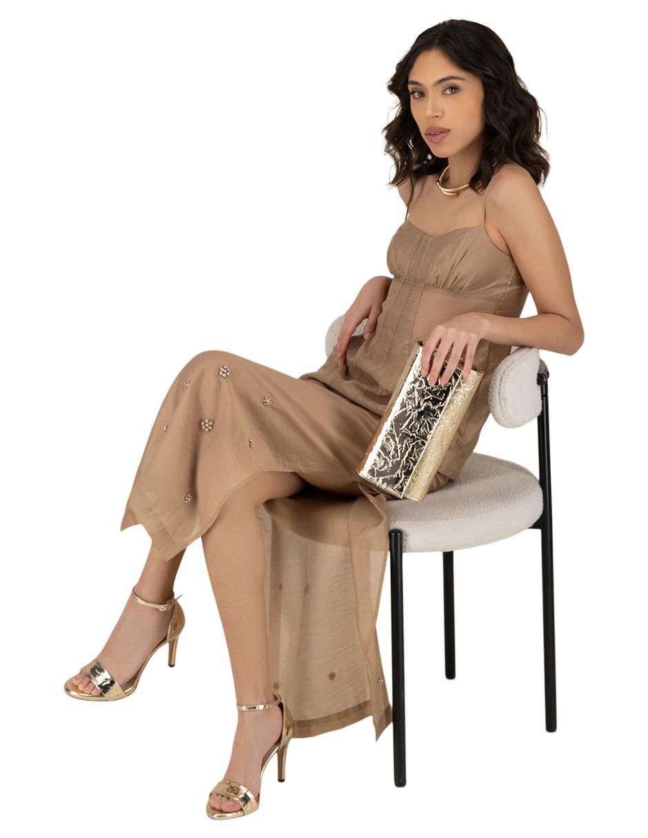 Bolsa clutch de piel para mujer