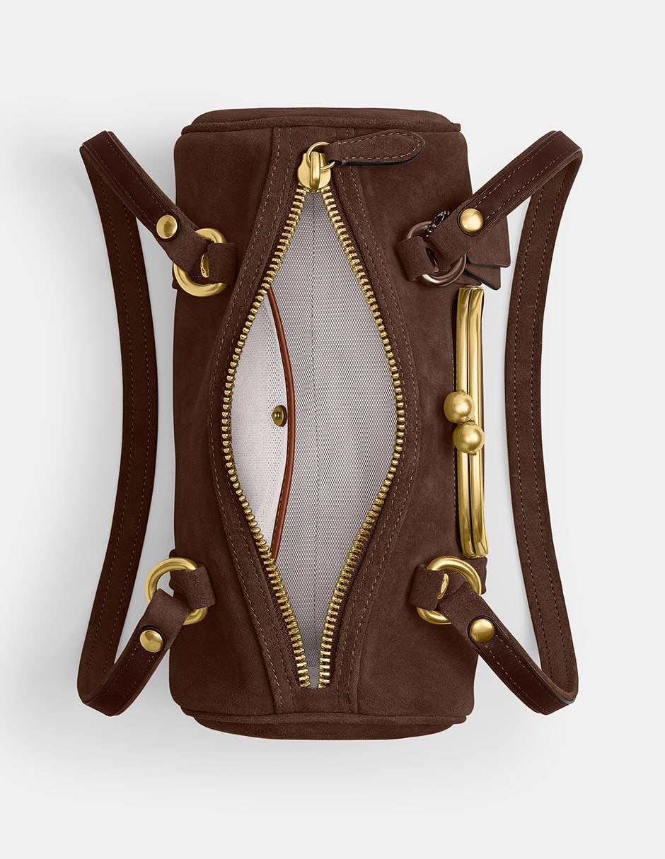 Bolsa shoulder kisslock barrel 28 para mujer 2