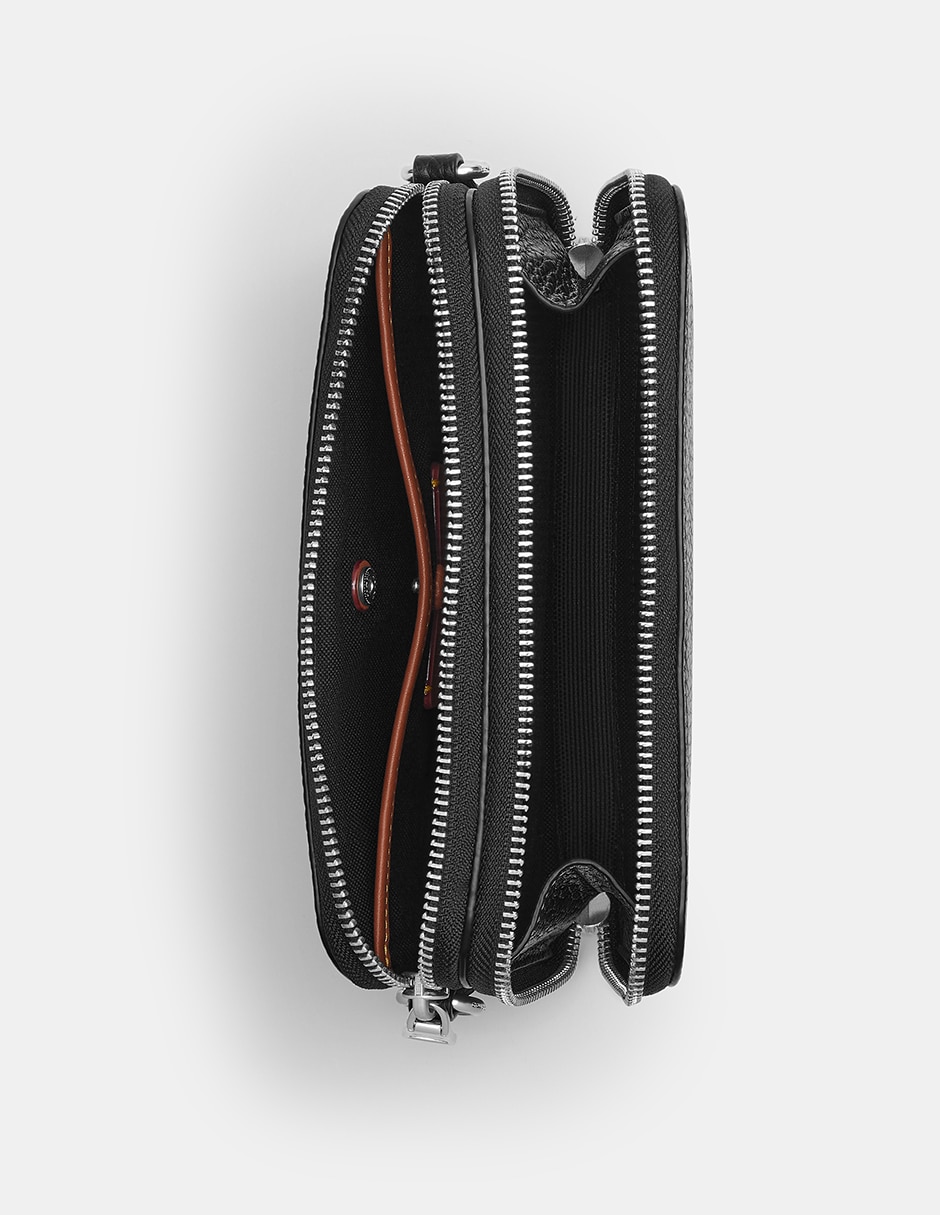 Bolsa crossbody Clinton de piel para hombre 2