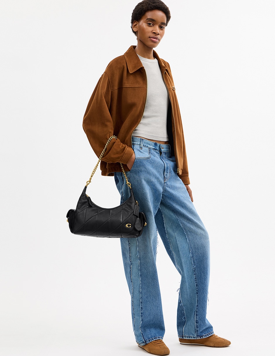 Bolsa shoulder coach pocket juliet 30 de piel mujer