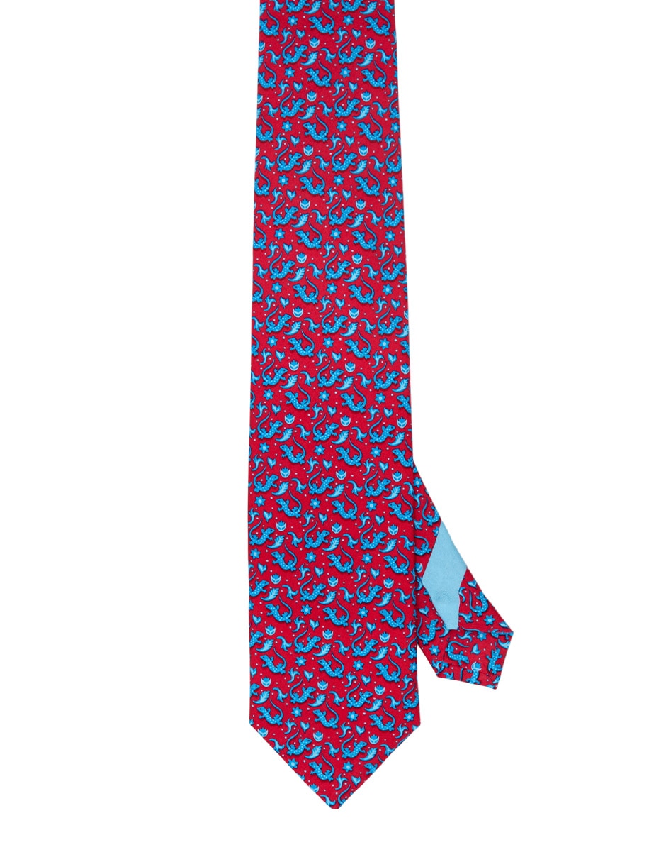 Corbata Regular (6-8.5 Cm) De Seda Estampado Gráfico Para Hombre