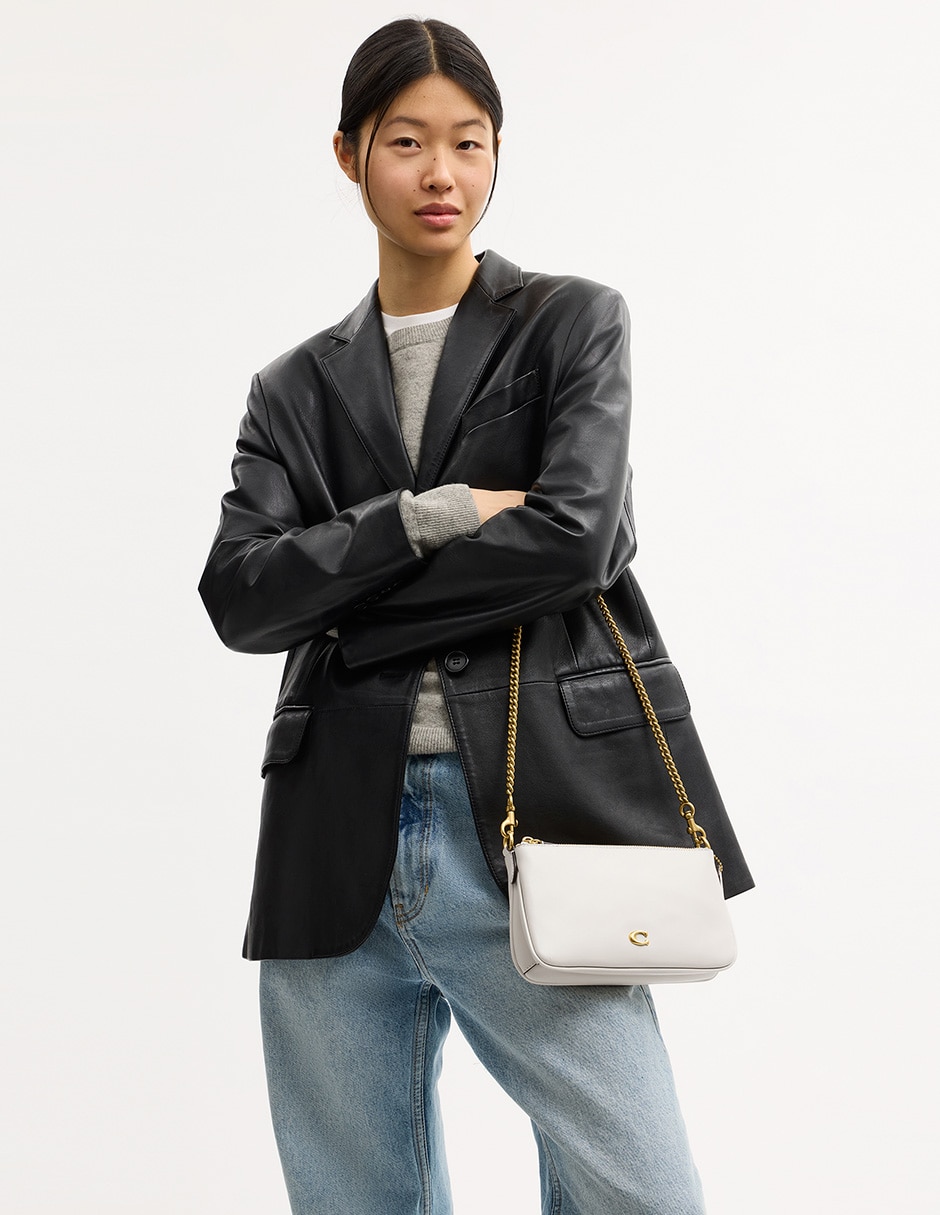 Bolsa crossbody kira de piel mujer