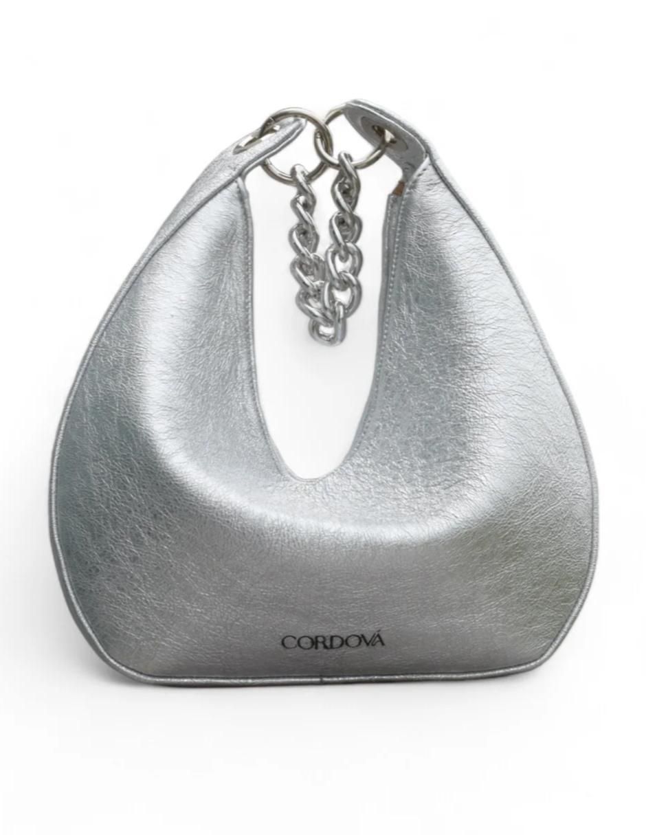 Bolsa hobo Fortune Silver de piel para mujer
