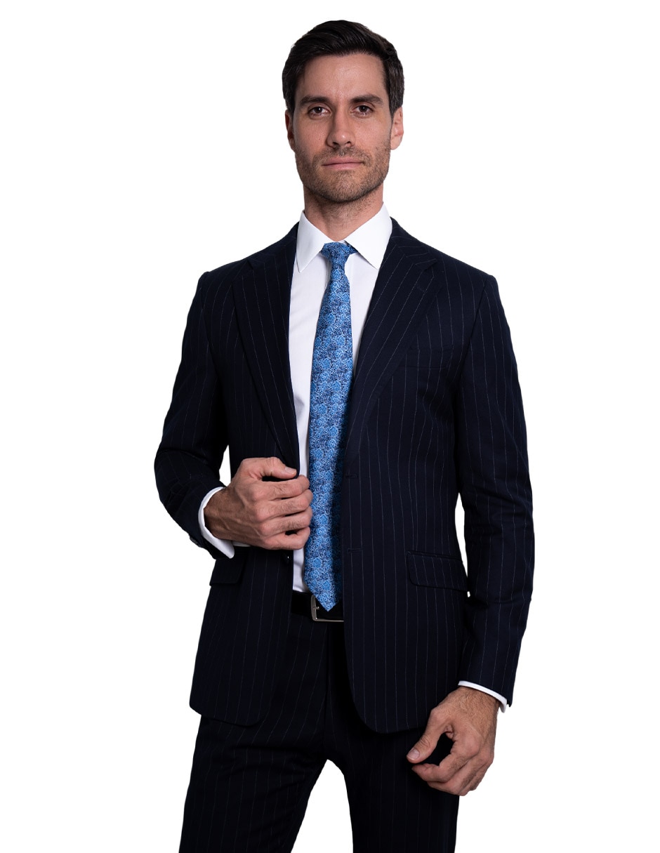 Corbata regular de seda estampado gráfico para hombre 4