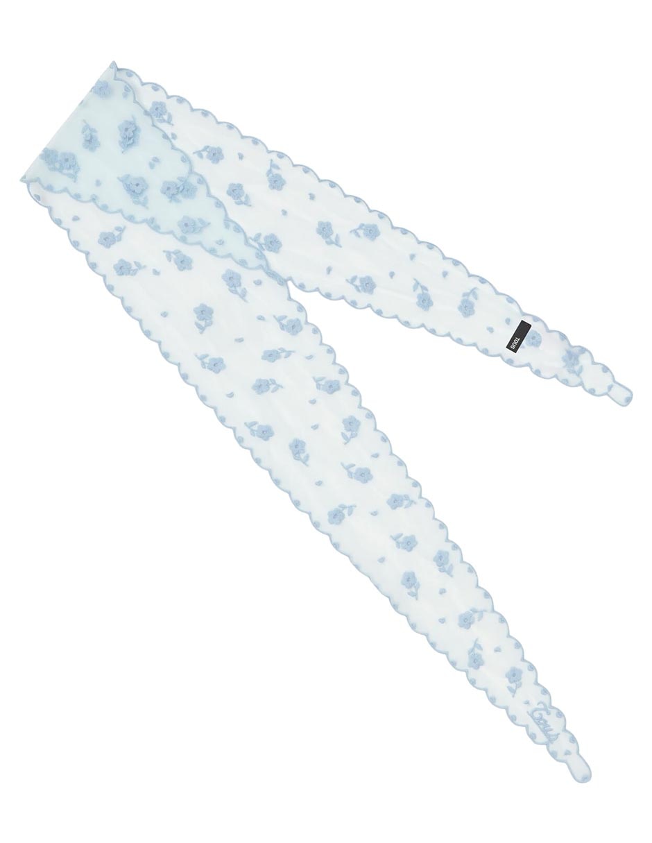 Mascada con estampado encaje para mujer 3
