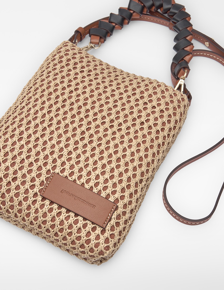 Bolsa bandolera adolfo dominguez para mujer