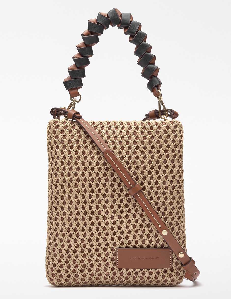 Bolsa bandolera adolfo dominguez para mujer