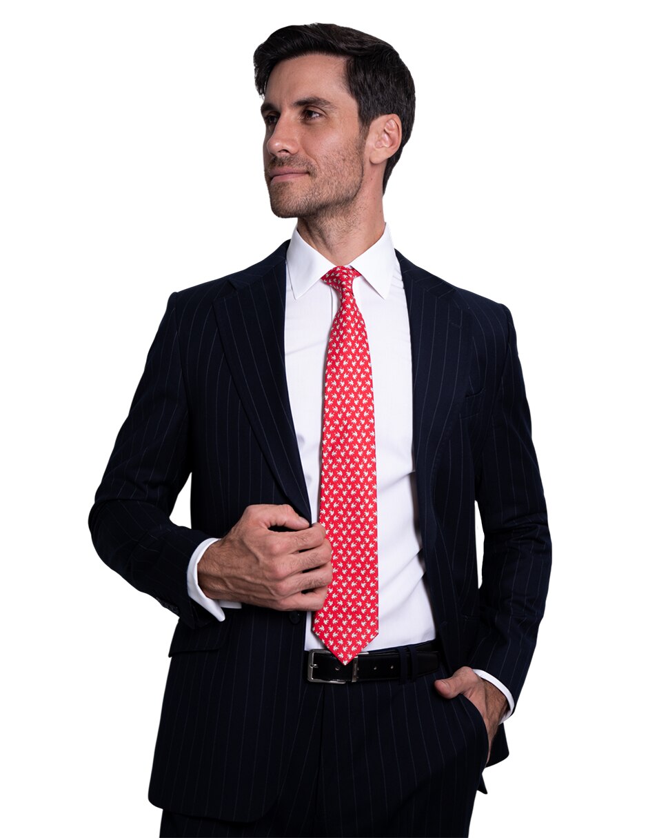 Corbata Pineda Covalin Regular (6-8.5 Cm) De Seda Estampado Gráfico Para Hombre