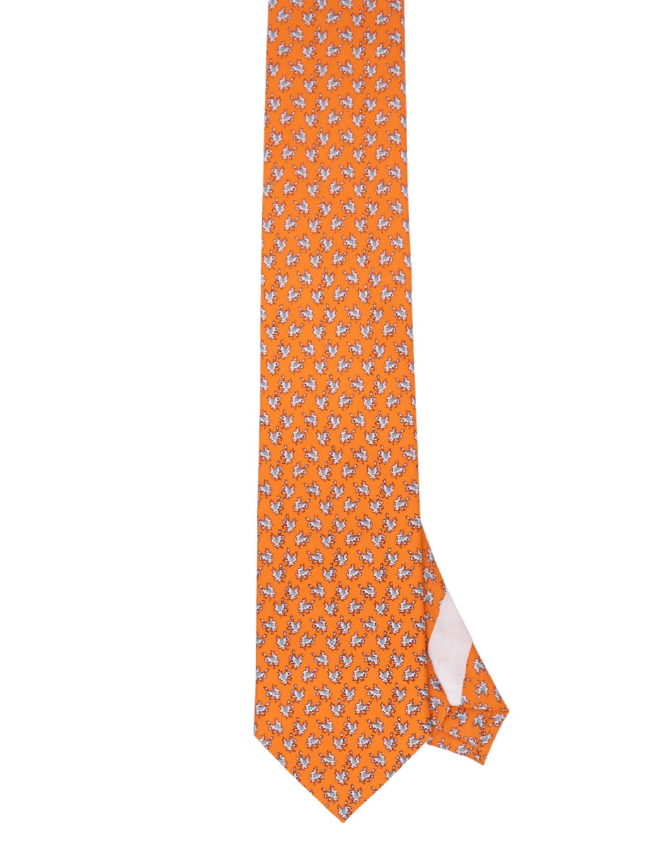 Corbata Regular (6-8.5 Cm) De Seda Estampado Gráfico Para Hombre