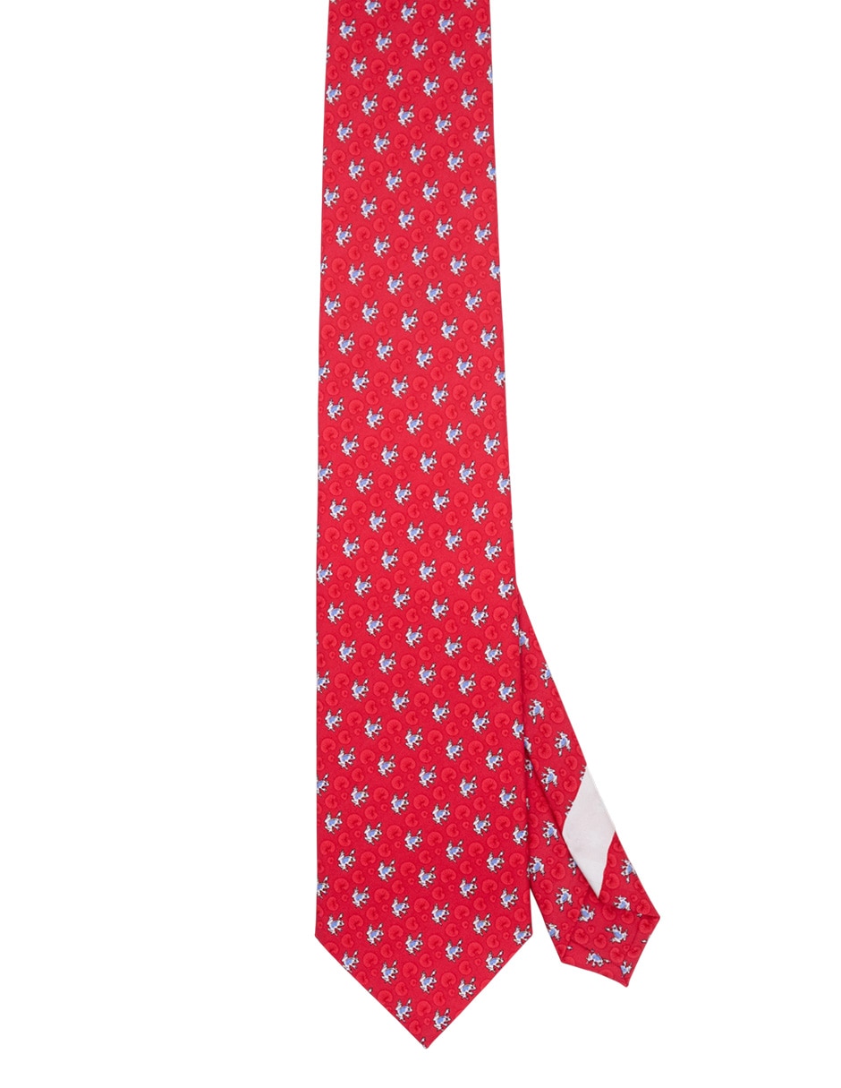 Corbata regular (6-8.5 cm) 'de' seda 'estampado' gráfico 'para' hombre