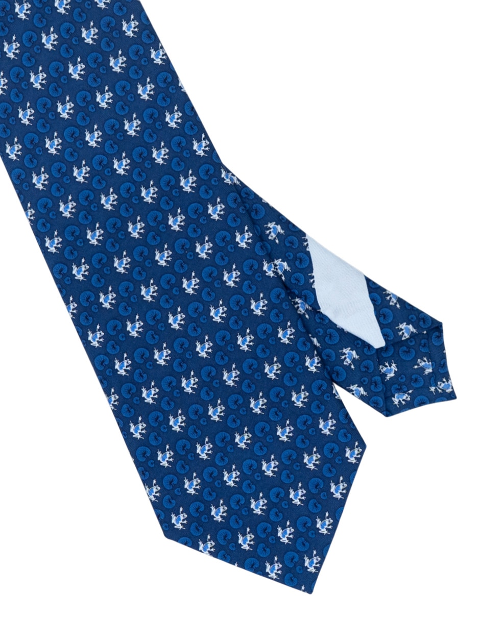 Corbata regular (6-8.5 cm) "de" seda "estampado" gráfico "para" hombre 3