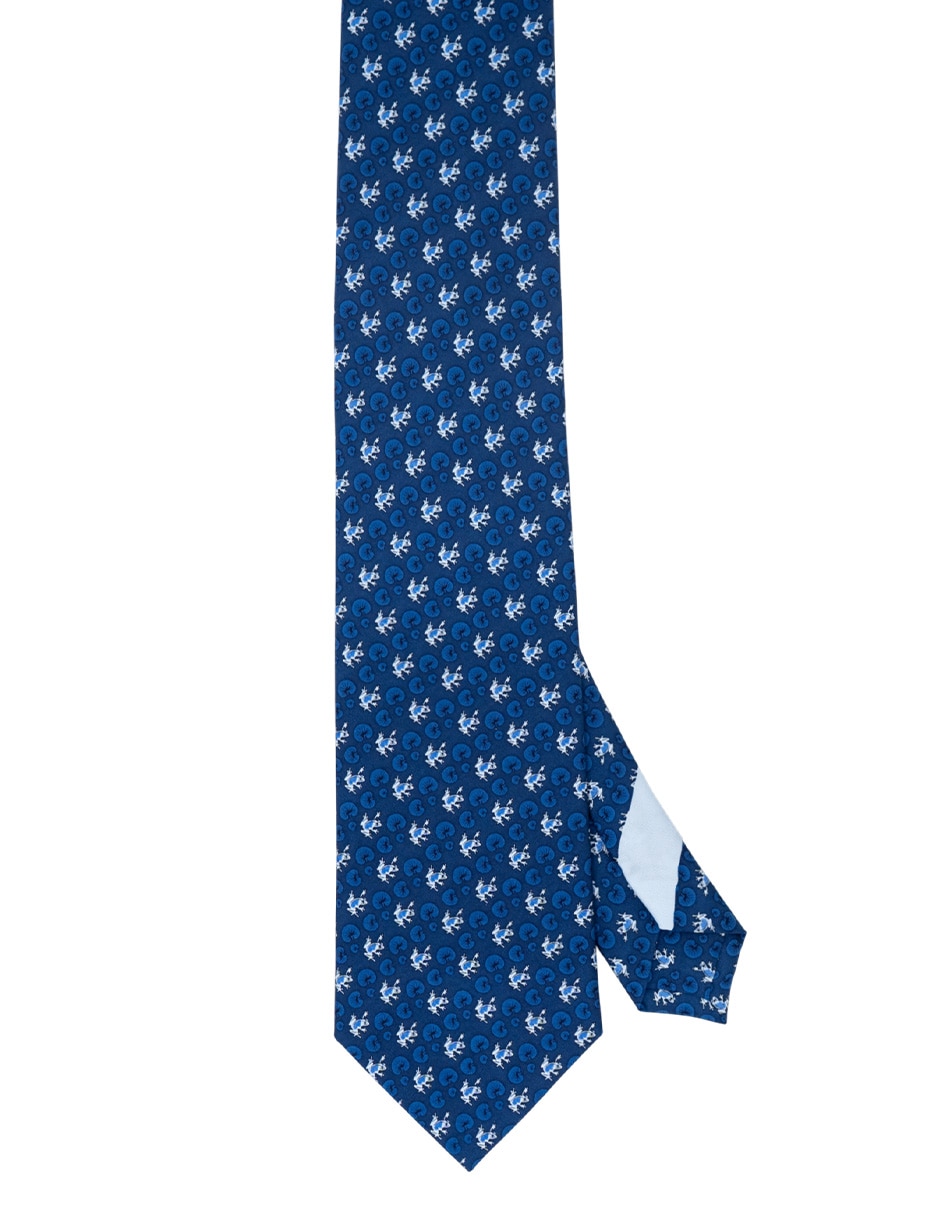 Corbata regular (6-8.5 cm) 'de' seda 'estampado' gráfico 'para' hombre