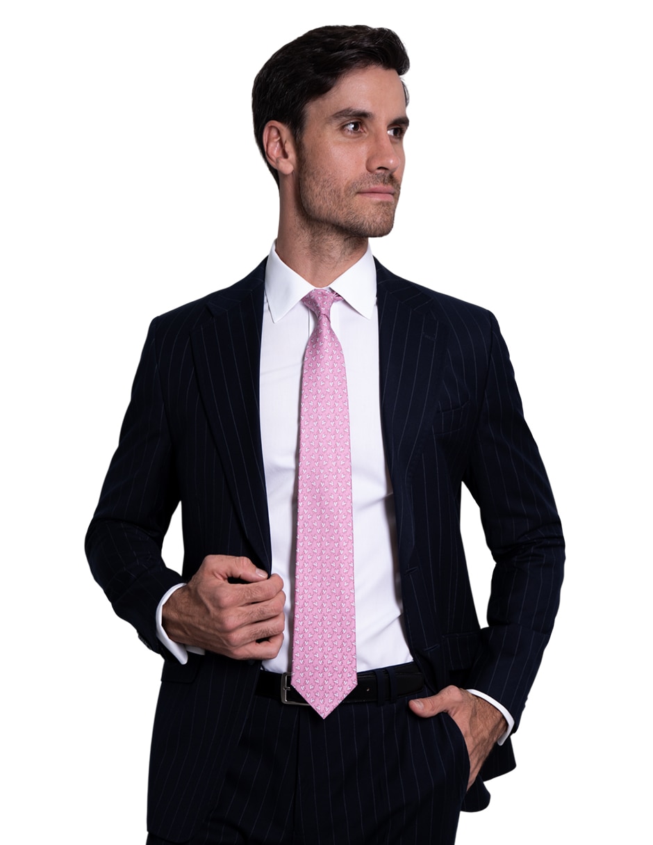 Corbata Pineda Covalin Regular (6-8.5 Cm) De Seda Estampado Gráfico Para Hombre
