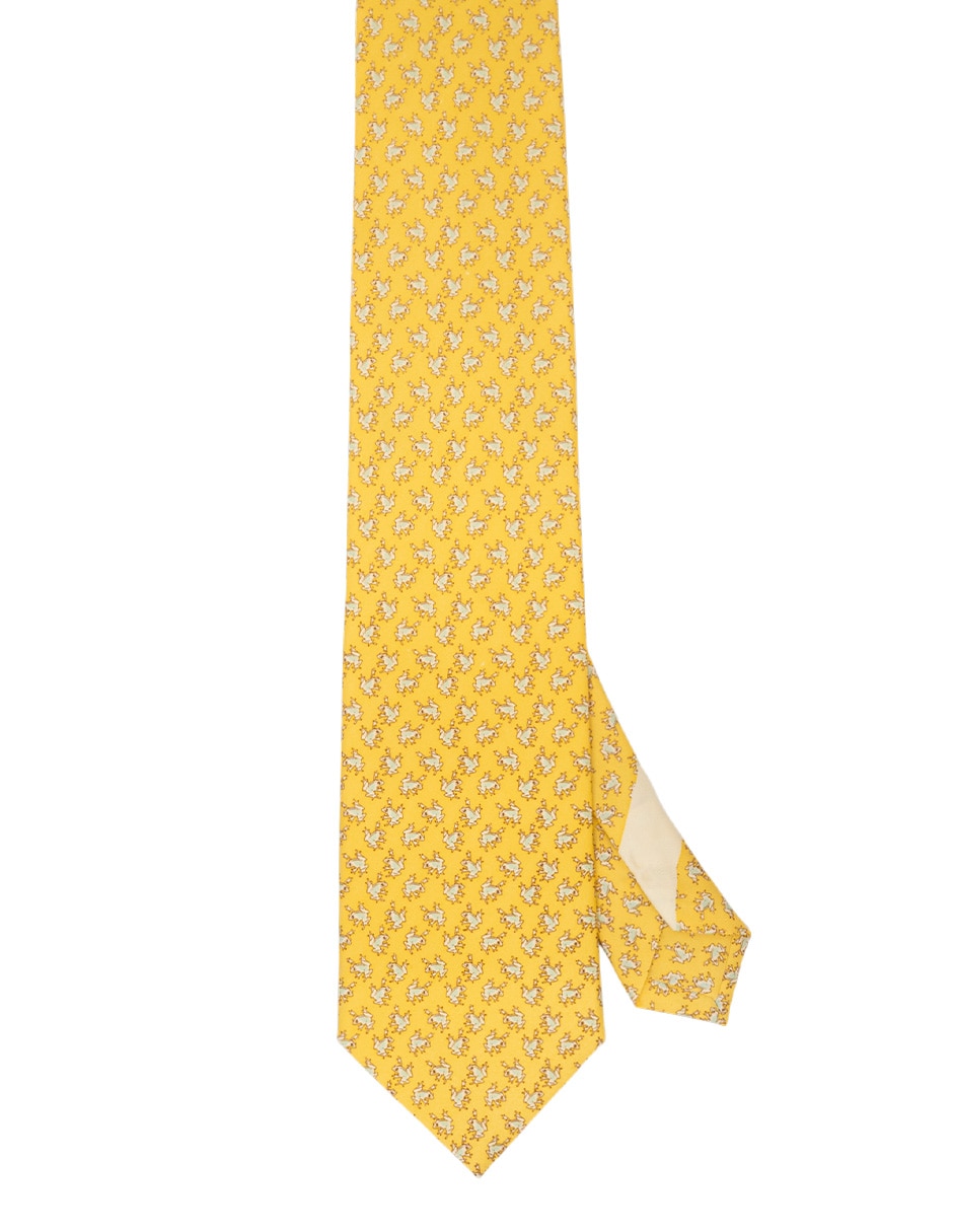 Corbata Regular (6-8.5 Cm) De Seda Estampado Gráfico Para Hombre