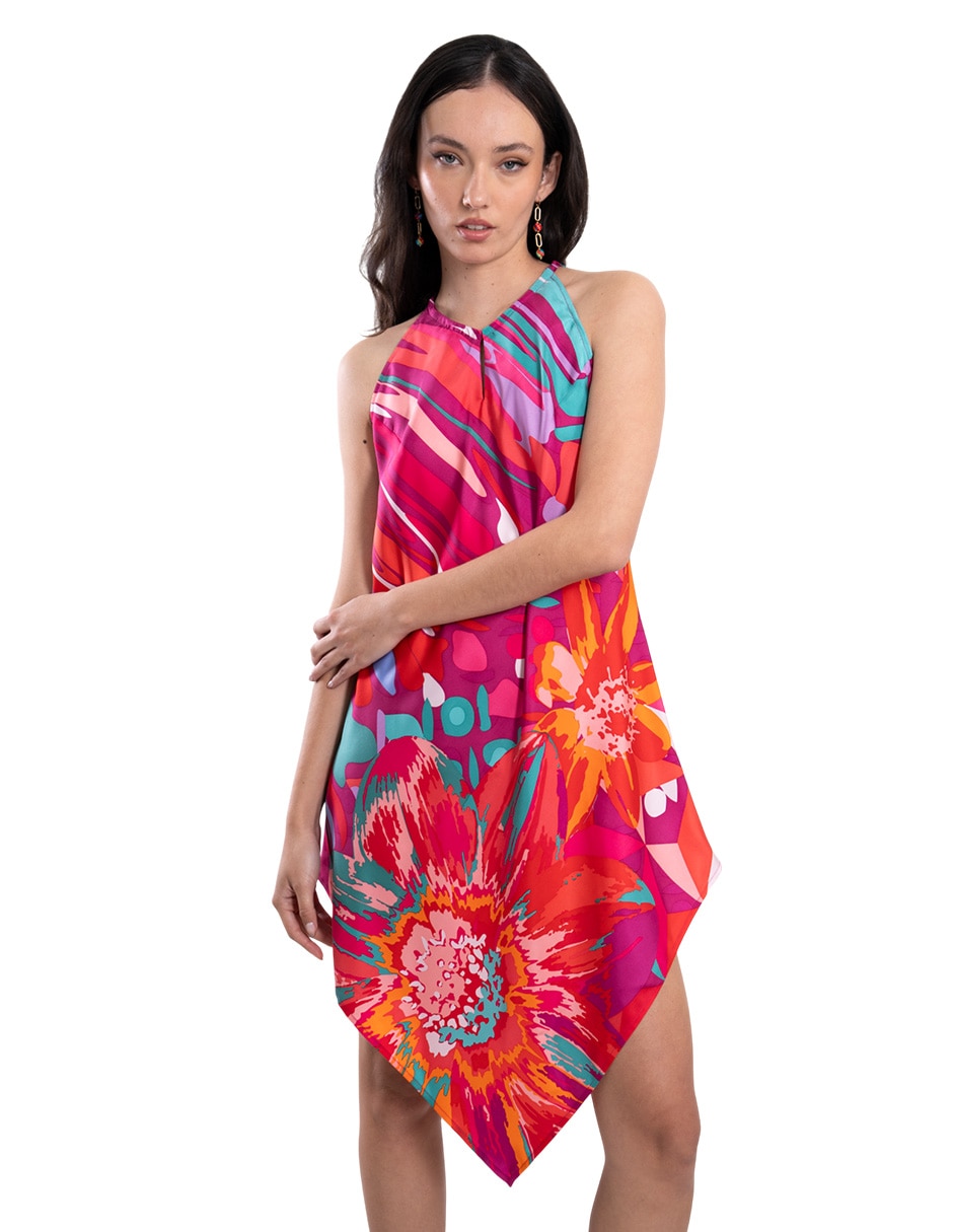 Vestido a la rodilla casual arte efímero para mujer Vestido a la rodilla casual arte efímero para mujer