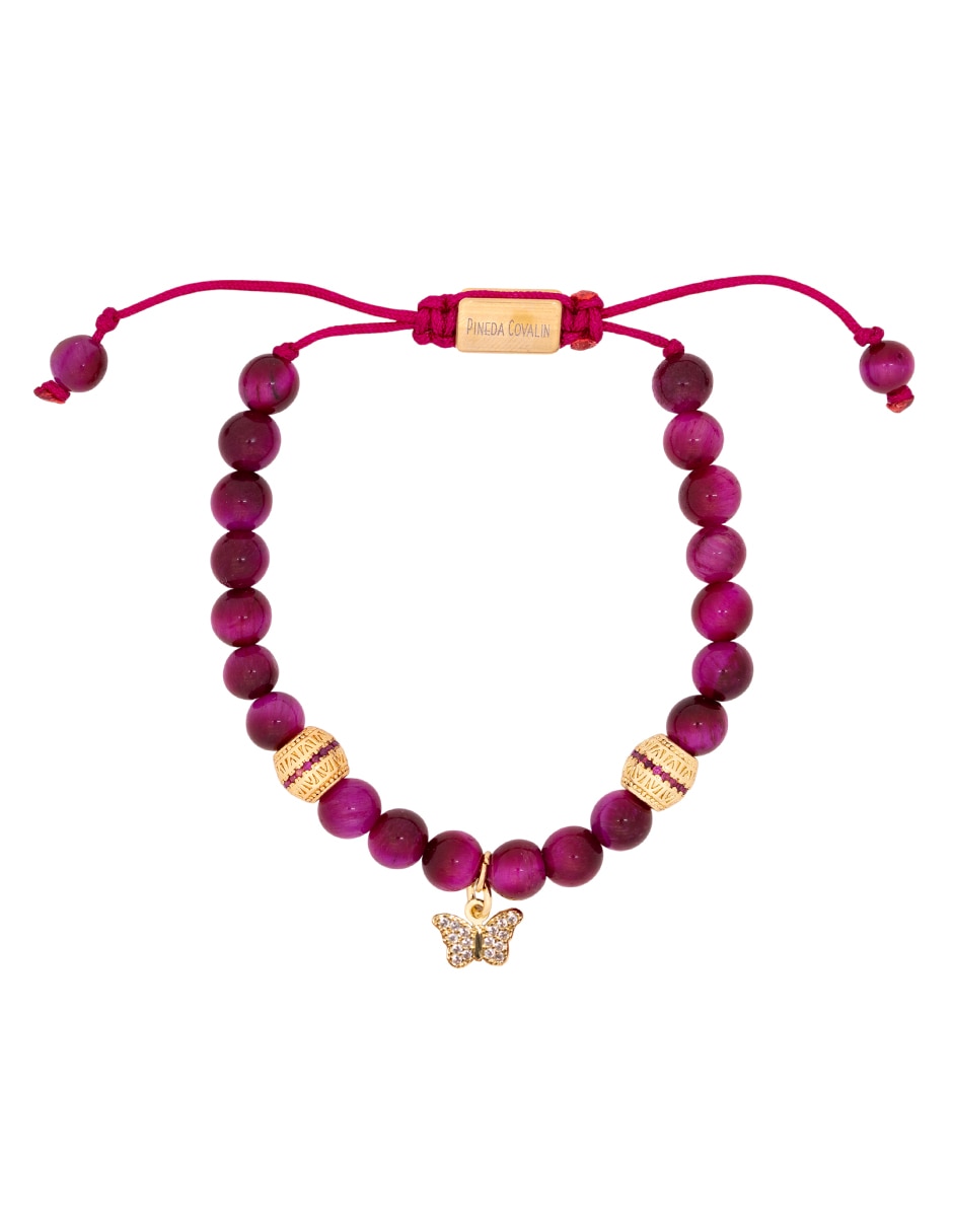 Pulsera mariposa con acabado liso 1