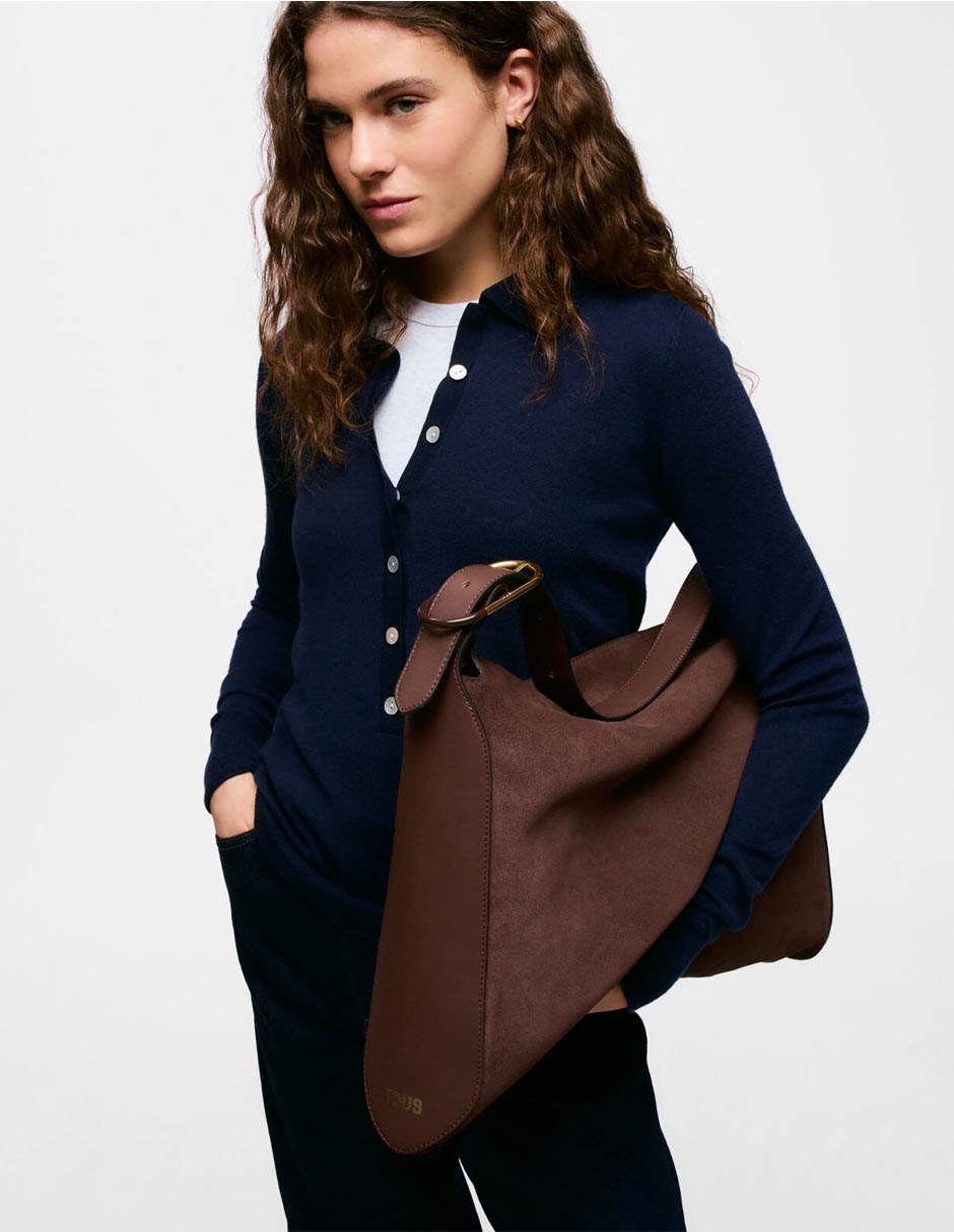 Bolsa hobo tous tous arlette de algodón mujer