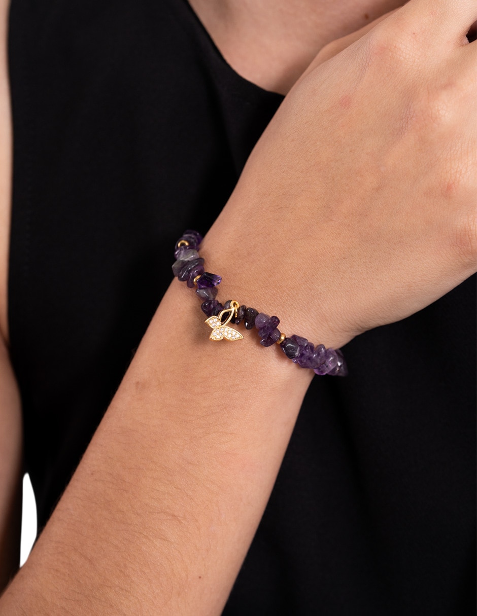Pulsera Mariposa con acabado brillante 3