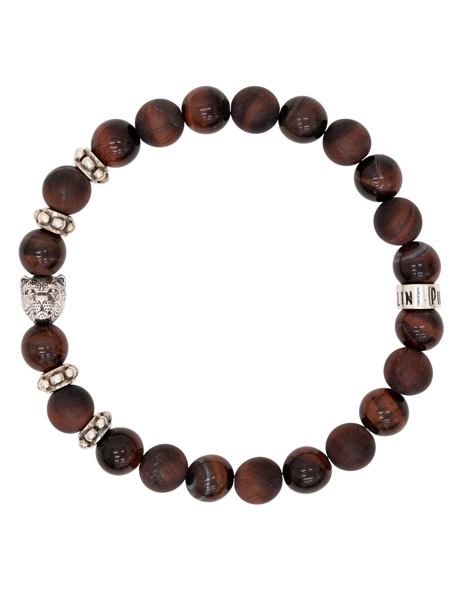 Pulsera p 925 los cuatro jaguares con acabado liso 1