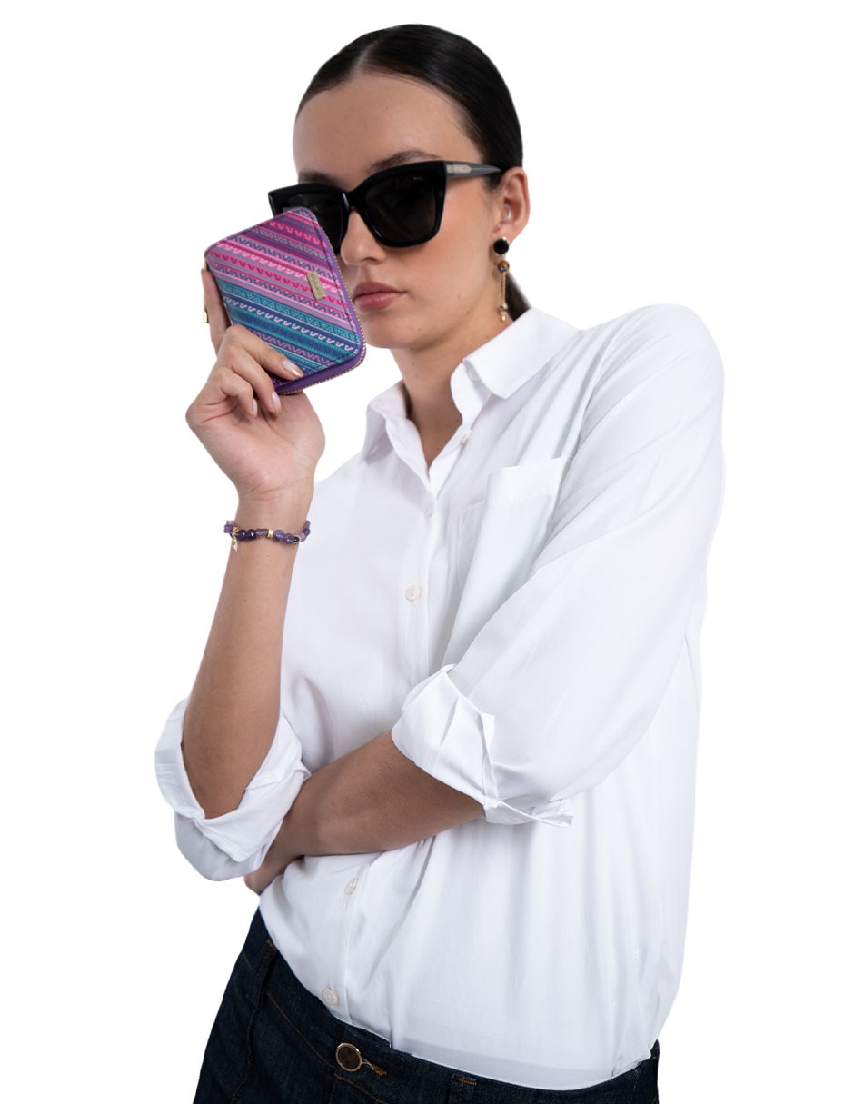 Cartera grecas prehispánicas mujer 6