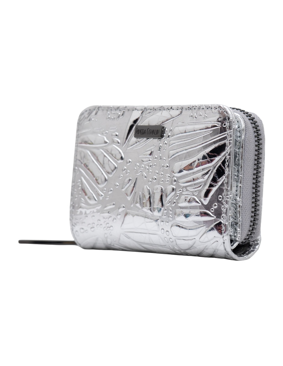Cartera grabado mariposa mujer 2