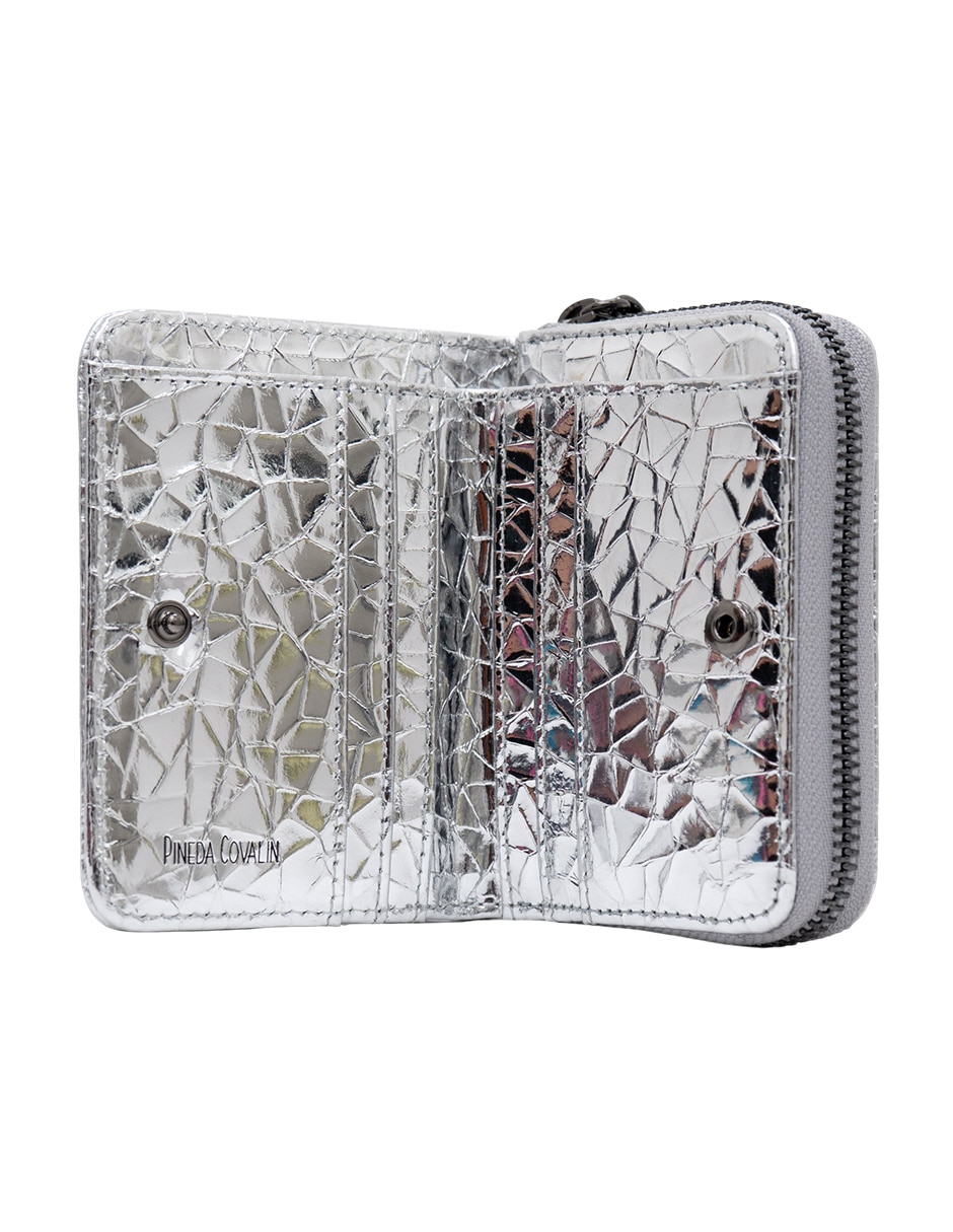 Cartera grabado mariposa mujer 4