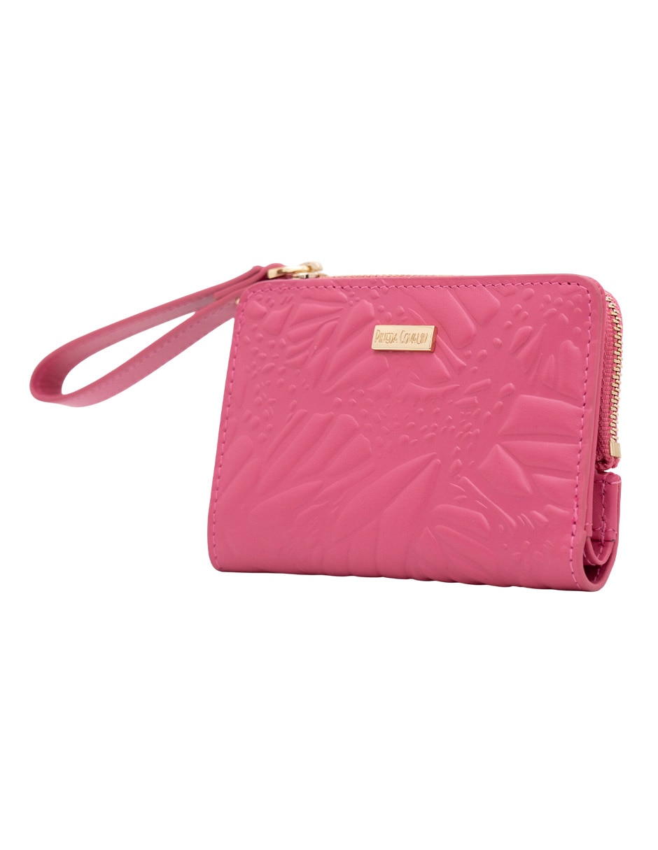 Cartera grabado mariposa mujer 2