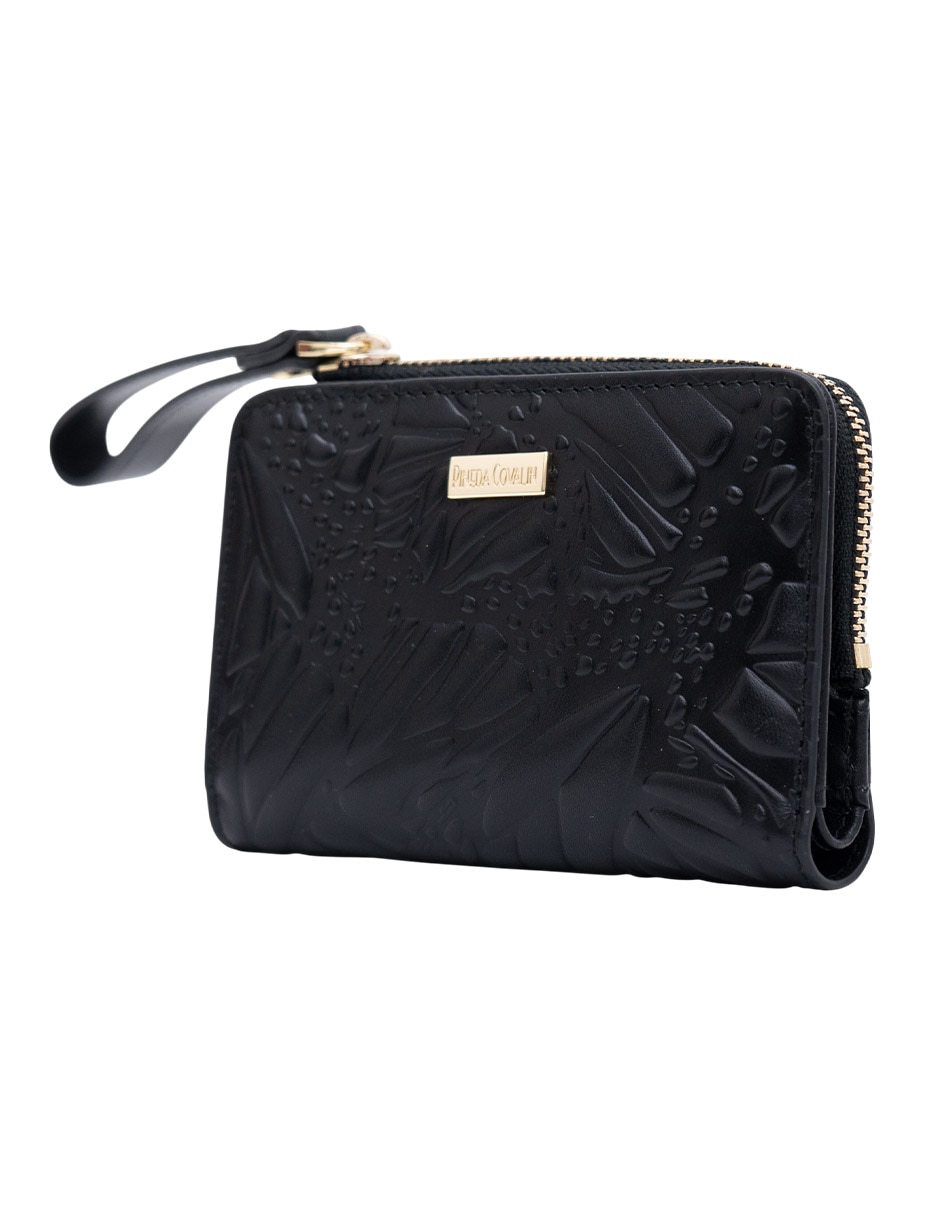 Cartera grabado mariposa mujer 2