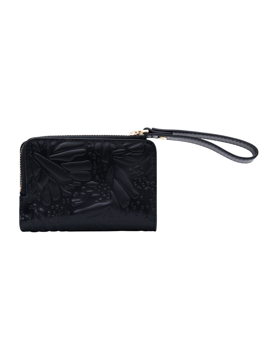 Cartera grabado mariposa mujer 3