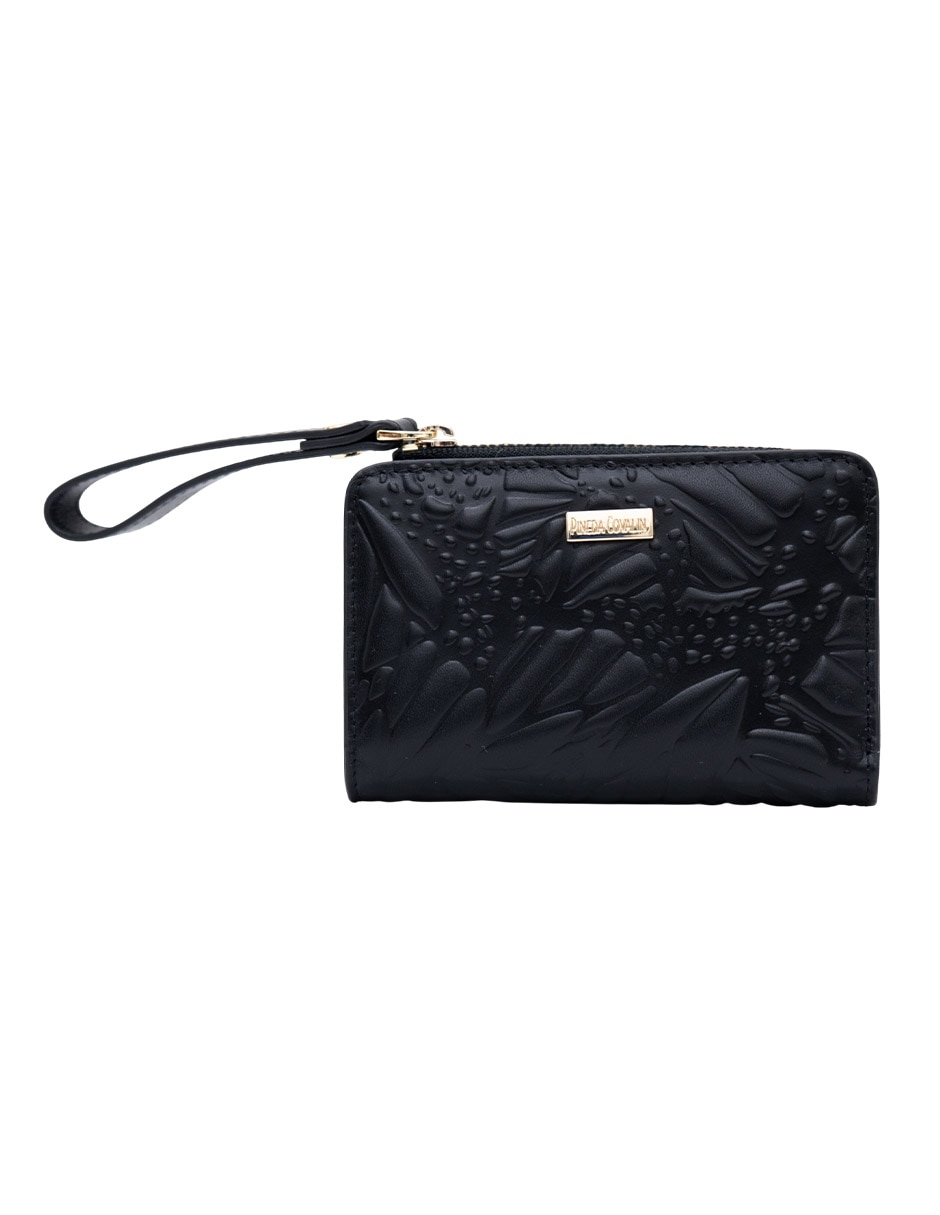 Cartera grabado mariposa mujer