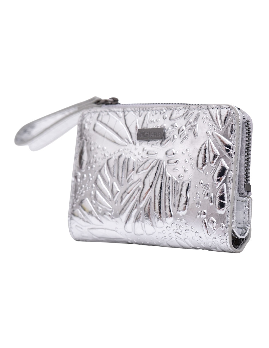 Cartera grabado mariposa mujer 2