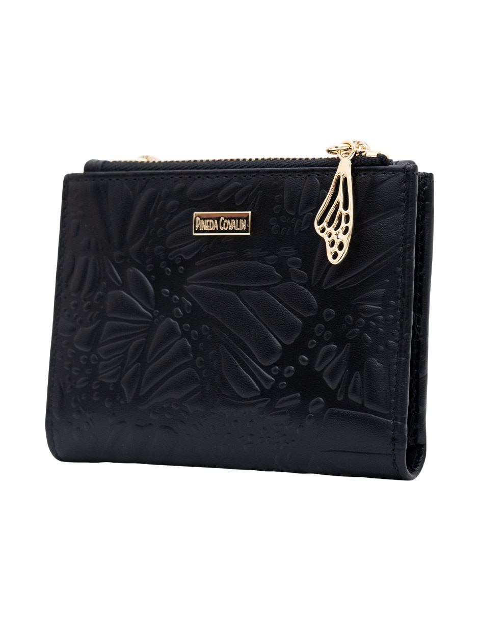 Cartera grabado mariposa mujer 2