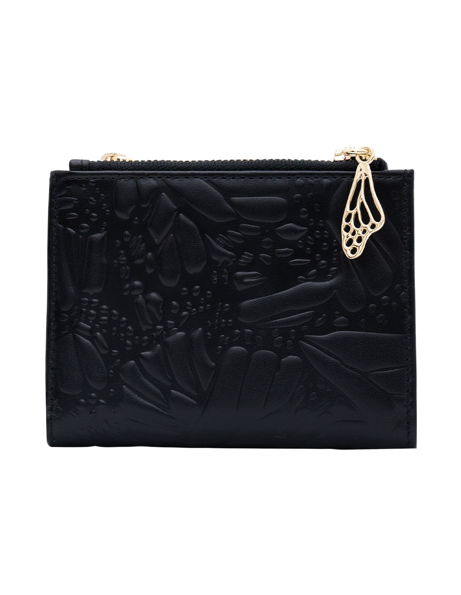 Cartera grabado mariposa mujer 3