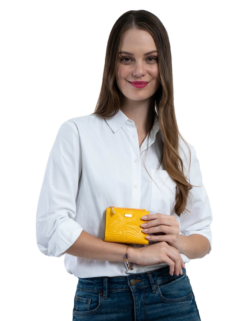 Cartera Grabado Libélula para mujer 4