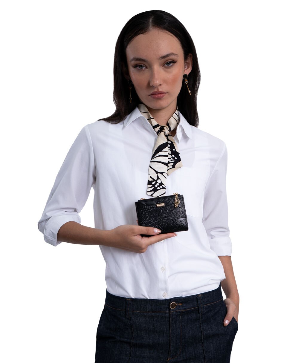 Cartera grabado libélula mujer 5