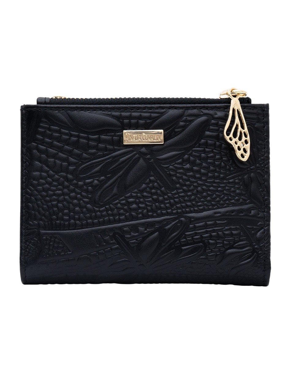 Cartera grabado libélula mujer