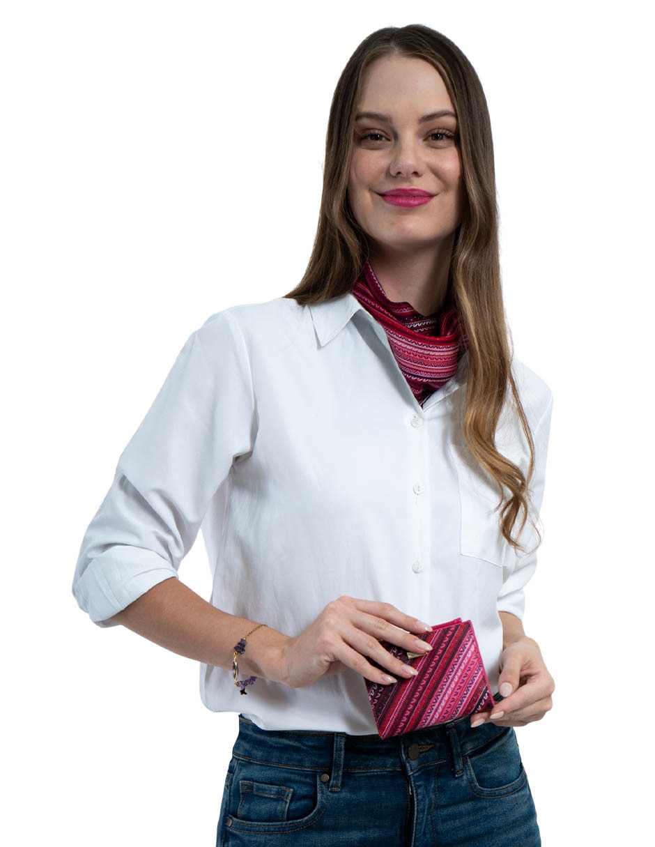 Cartera Pineda Covalin Grecas Prehispánicas para mujer