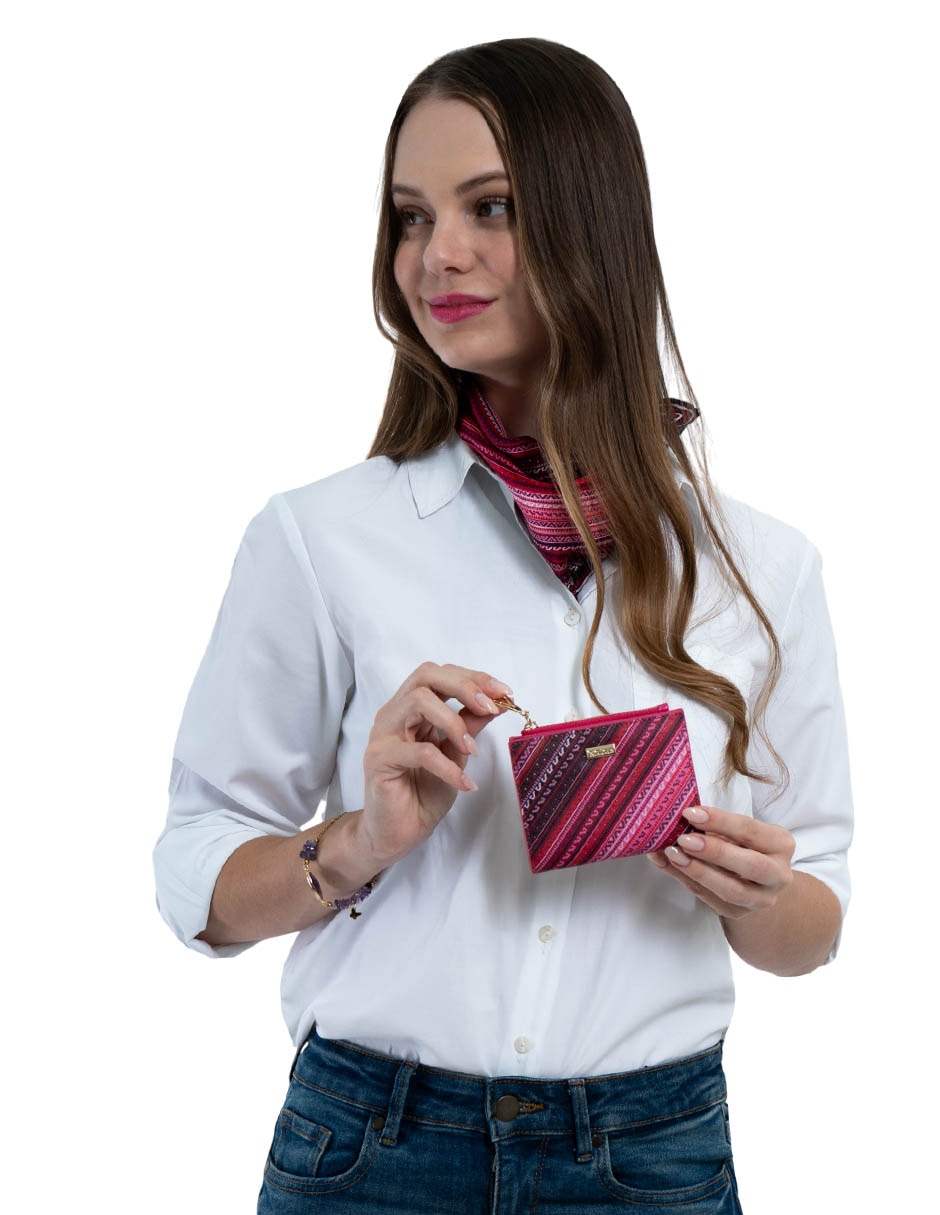 Cartera Pineda Covalin Grecas Prehispánicas para mujer