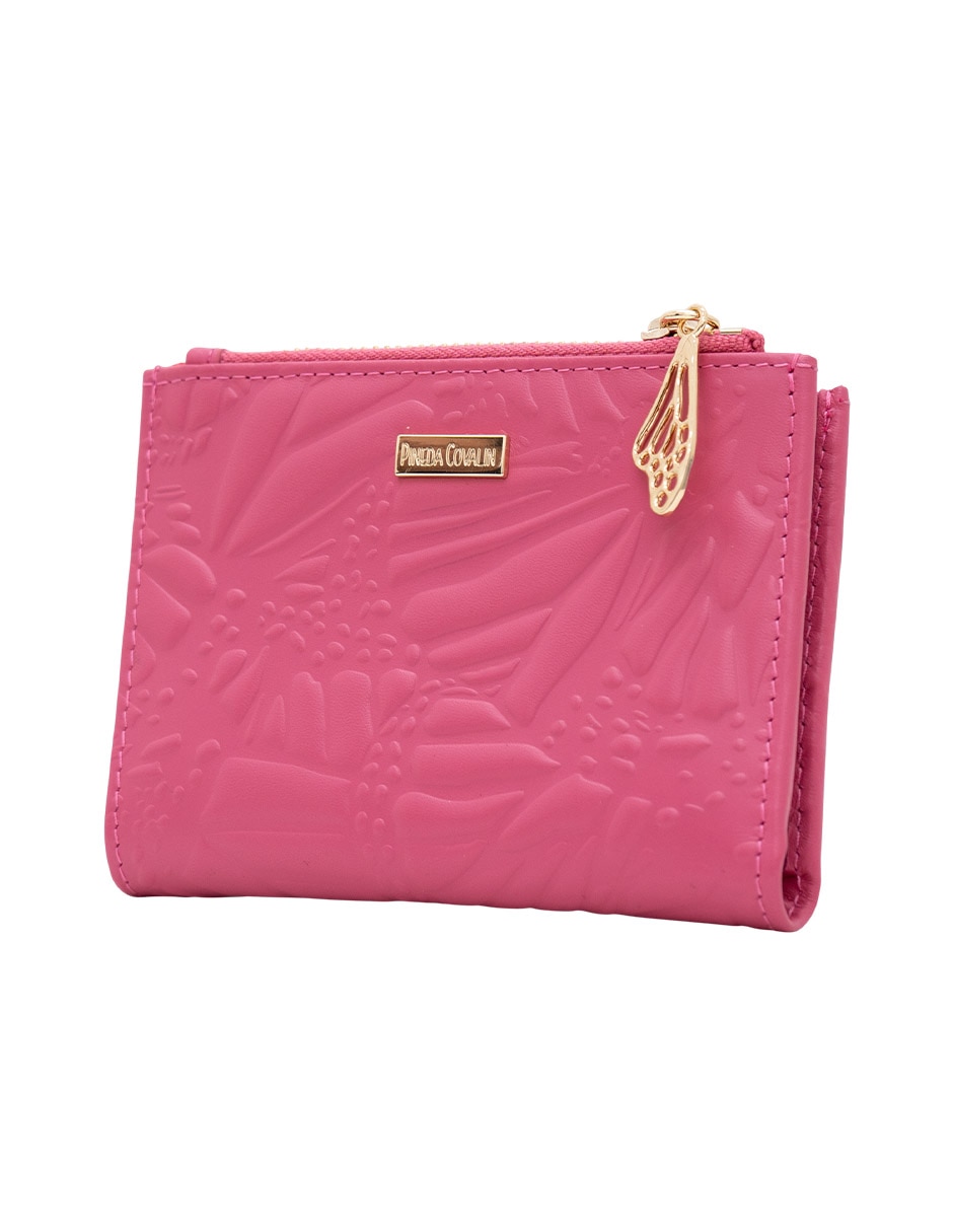 Cartera grabado mariposa mujer 2