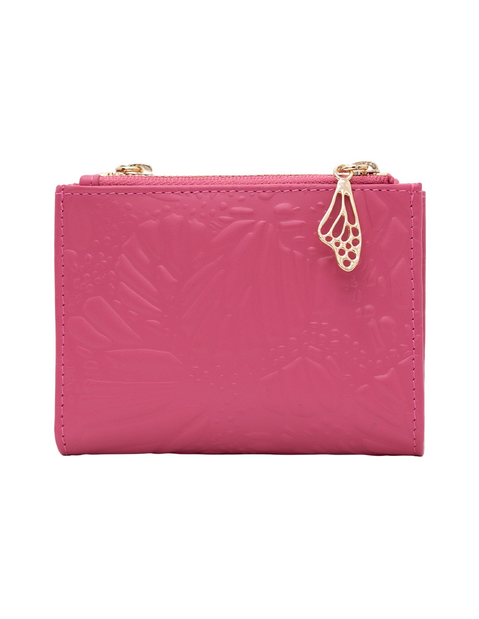 Cartera grabado mariposa mujer 3