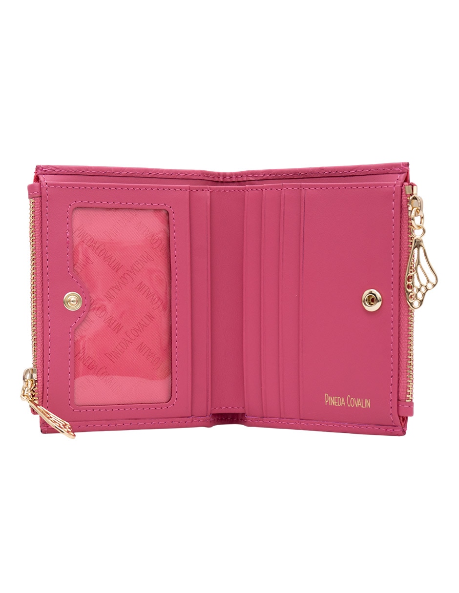 Cartera grabado mariposa mujer 4