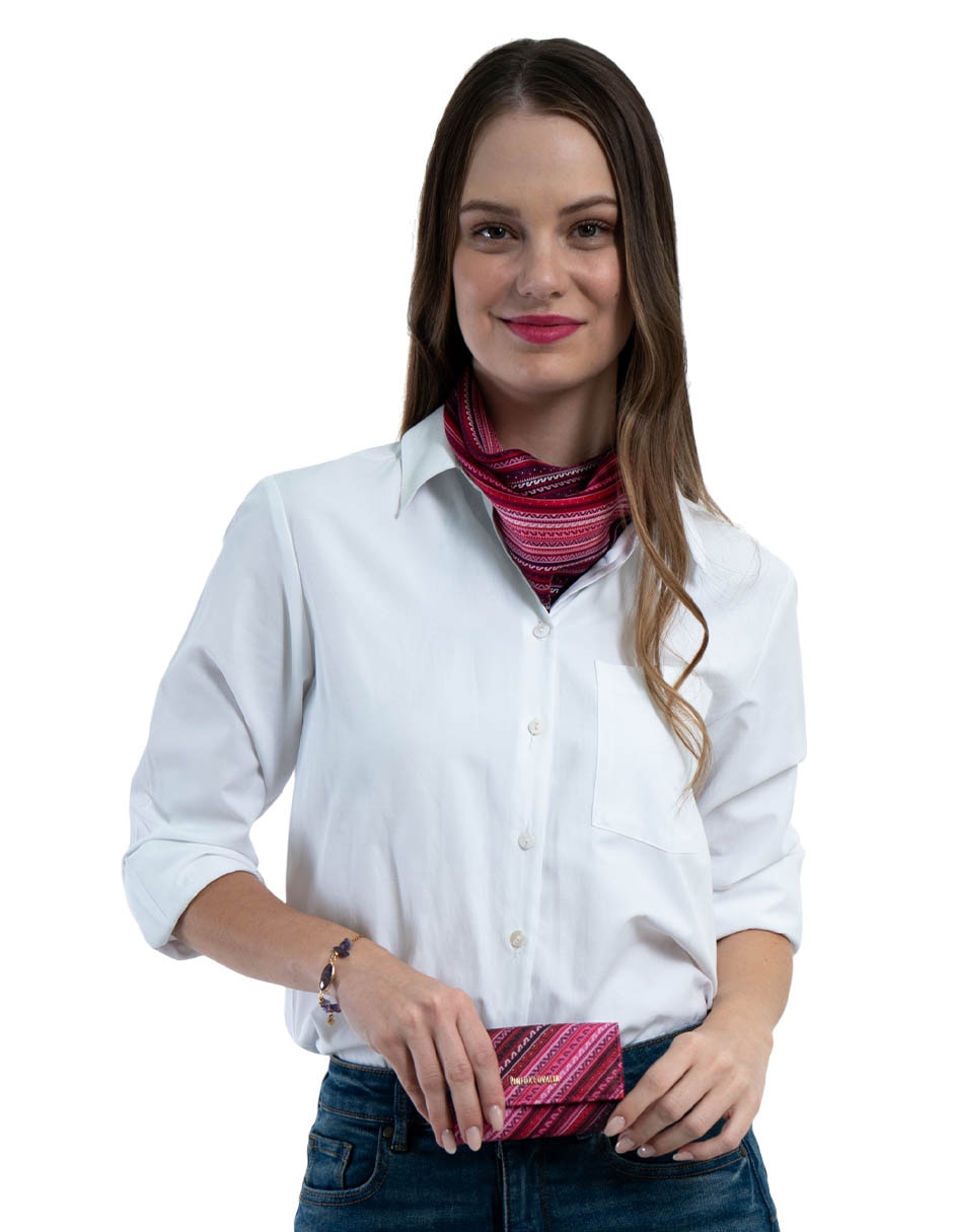 Cartera Pineda Covalin Grecas Prehispánicas para mujer