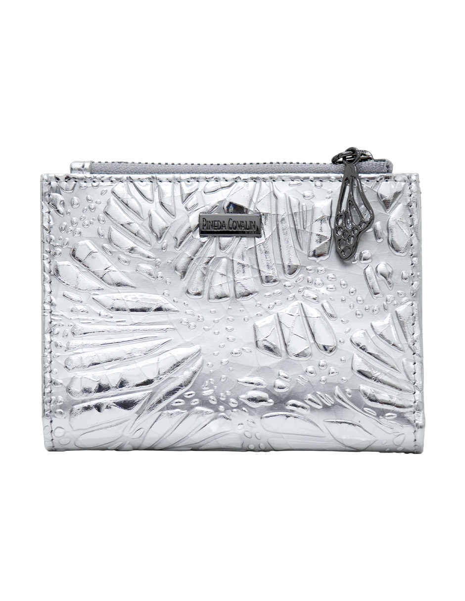 Cartera grabado mariposa mujer