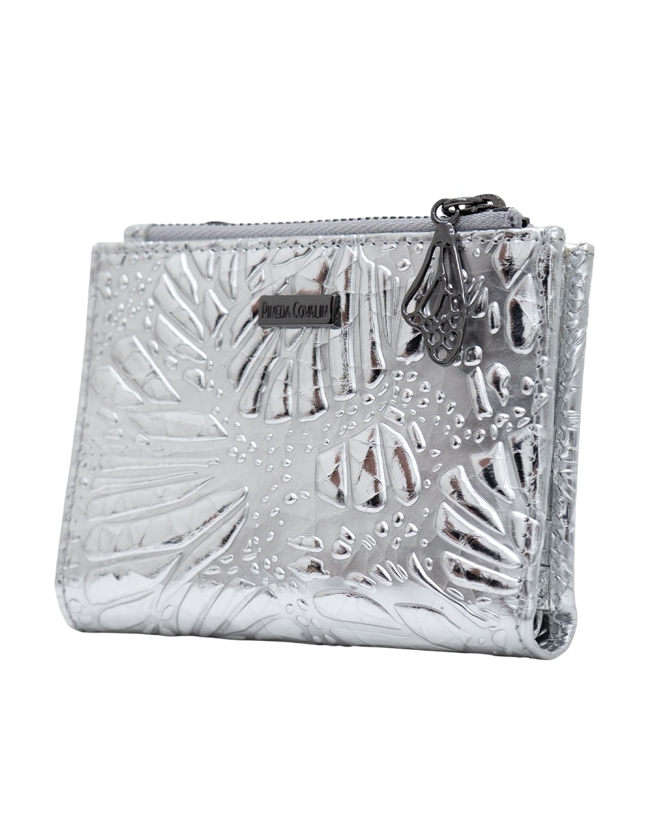 Cartera grabado mariposa mujer 2