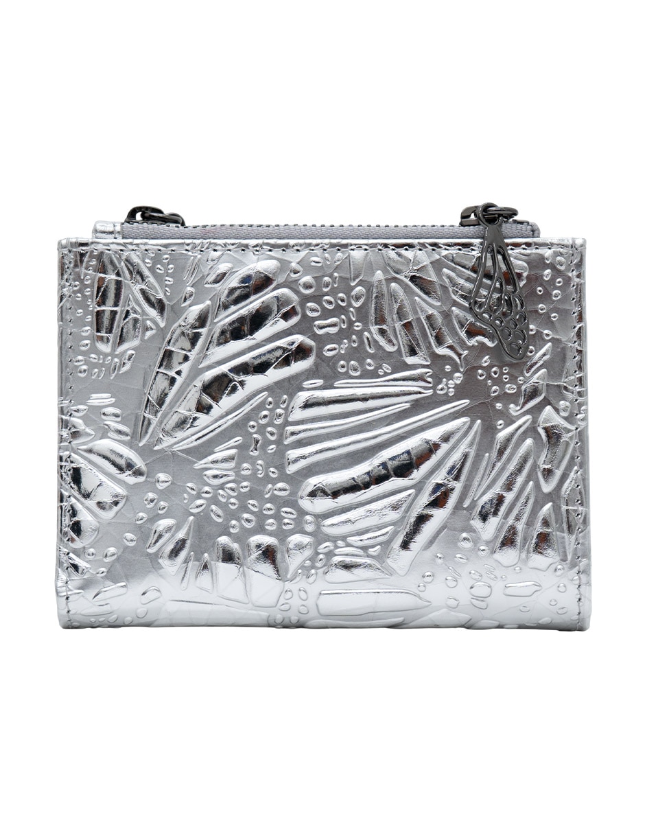 Cartera grabado mariposa mujer 4