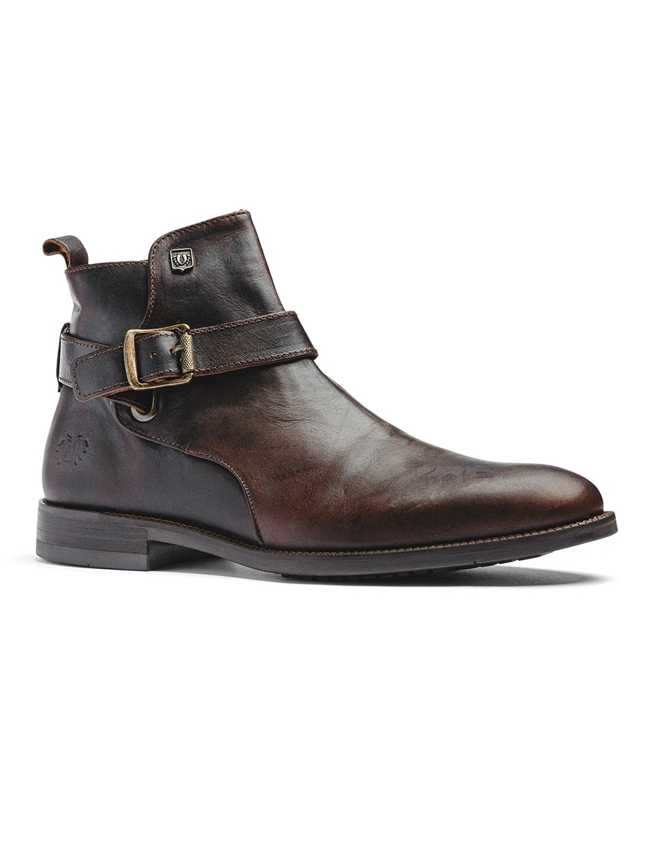 Botín de piel para hombre Botín de piel para hombre