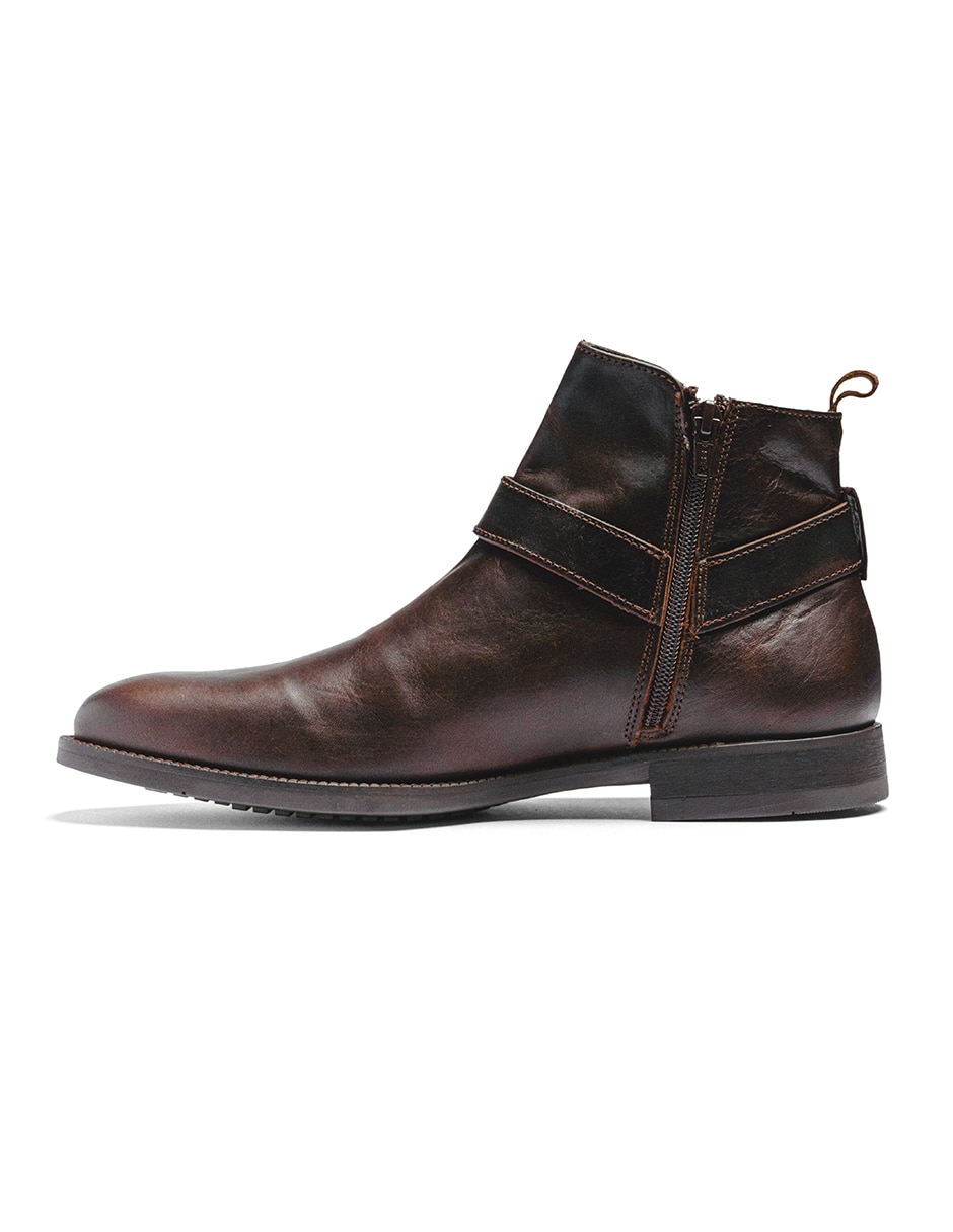 Botín de piel para hombre 12