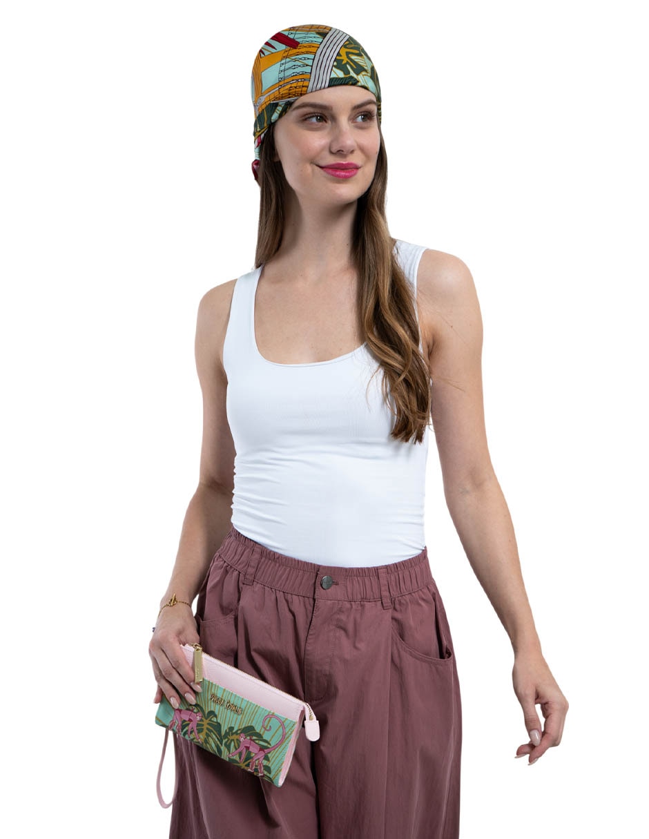 Bolsa wristlet Monos Guardianes de la Selva para mujer 4