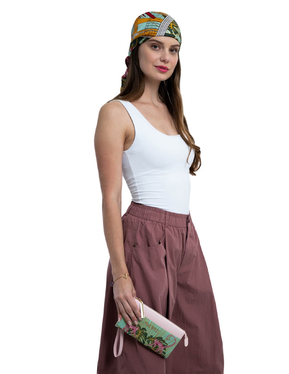 Bolsa wristlet Monos Guardianes de la Selva para mujer 5